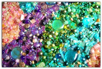 Image of colorful stones from Tropic of Candor website post, "Somewhere on the Spectrum"