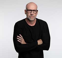 Headshot of Scott Galloway on a white background