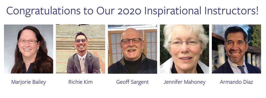 2020 Inspirational Instructors