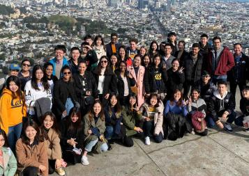 Group photo of BHGAPers at Twin Peaks in San Francisco