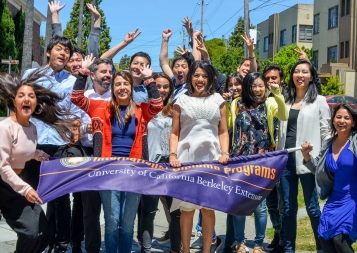 Group fun with students from UC Berkeley Extension's professional certificates