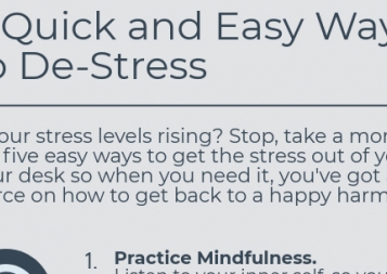 5 quick and easy ways to de-stress title and opening paragraph for mental health tips