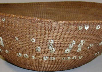 Ohlone basket from Hearst Museum