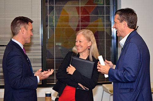 From left: Advisory board member Campbell Judge, program director Heather Liston and Advisory board chair Craig Kirkpatrick