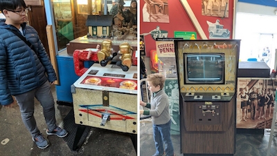 Musee Mechanique IDP students