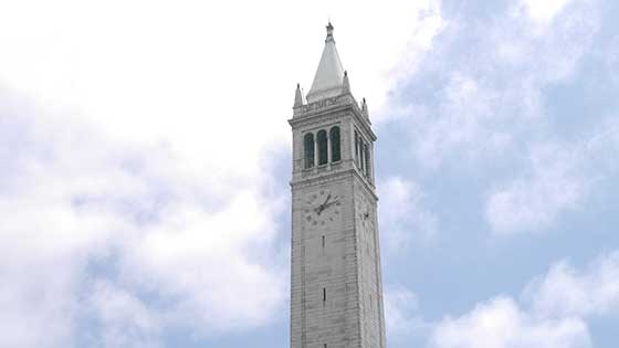 Looking up at the Campanille