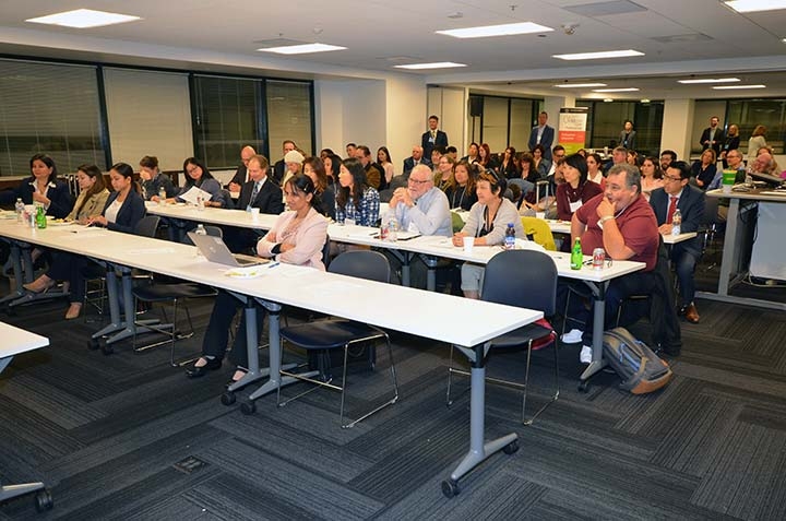 A view of the audience